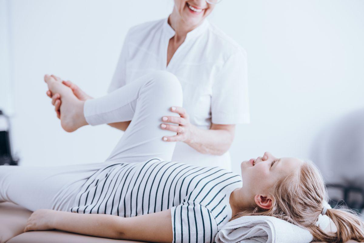 Rehabilitacja klientki przez panią doktor